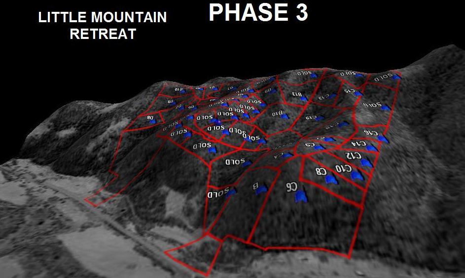 Topo with roads and individual lots